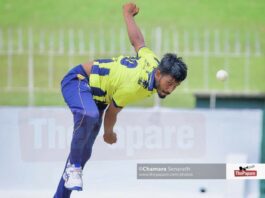 හංසජ දිනයේ හොඳම පන්දු යැවීම වාර්තා කරයි Tier B 50 Over Tournament 2026