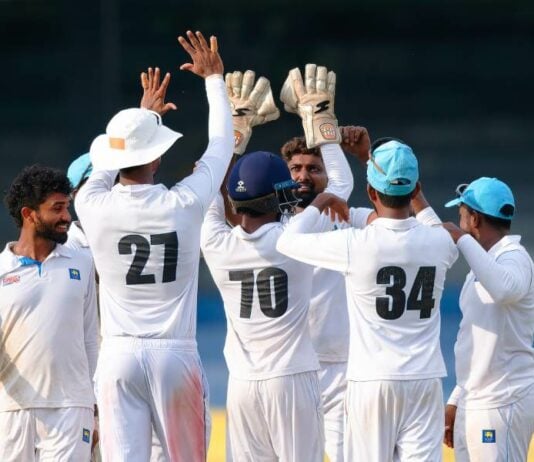 අගනුවර ක්රීඩකයෝ ලකුණු 210ක් පිටුපසින් National Super League 4-Day Tournament 2026