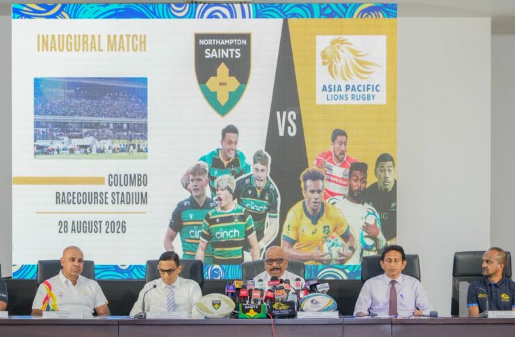 Sri Lanka Eyes Sports Tourism Boost Through Historic Rugby Tour ‘Northampton Saints’ and ‘Asia Pacific Lions’ Rugby Tour