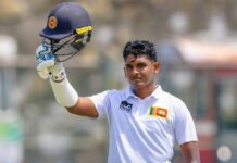 සෙනුජ වැකුණගොඩගෙන් ද්විත්ව ශතකයක් India Under-19s tour of Sri Lanka
