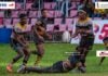 DS Senanayake overcome Mahanama’s strong statement in a tussle of pure Rugby.