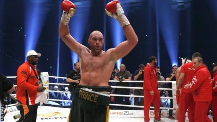 Tyson Fury secured a unanimous points decision to become the new world heavyweight champion