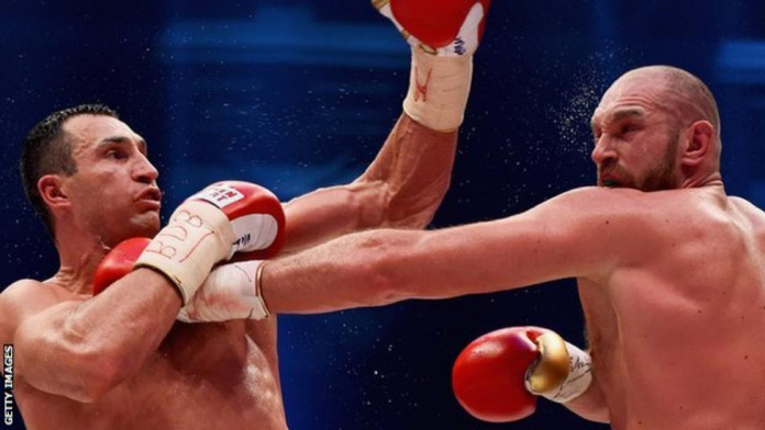 Tyson Fury (right) was awarded victory over Wladimir Klitschko 115-112, 115-112, 116-111 on the judges' scorecards