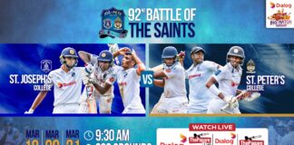 LIVE – St. Joseph’s College vs St. Peter’s College – 92nd Battle of the Saints 2026 92nd Battle of the Saints 2026