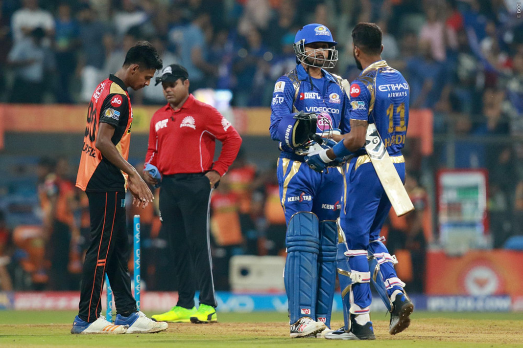 IPL Sunrisers hyderabad v Mumbai indians