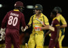 அவுஸ்திரேலிய அணிக்கு போனஸ் புள்ளி வெற்றி Tri-Nation Series - West Indies v Australia