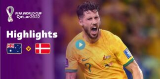 Australia v Denmark | Group D | FIFA World Cup Qatar 2022 | Highlights