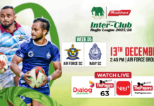 REPLAY – Air Force SC vs Navy SC – Maliban Inter-Club Rugby League 2025/26 Air Force SC vs Navy SC
