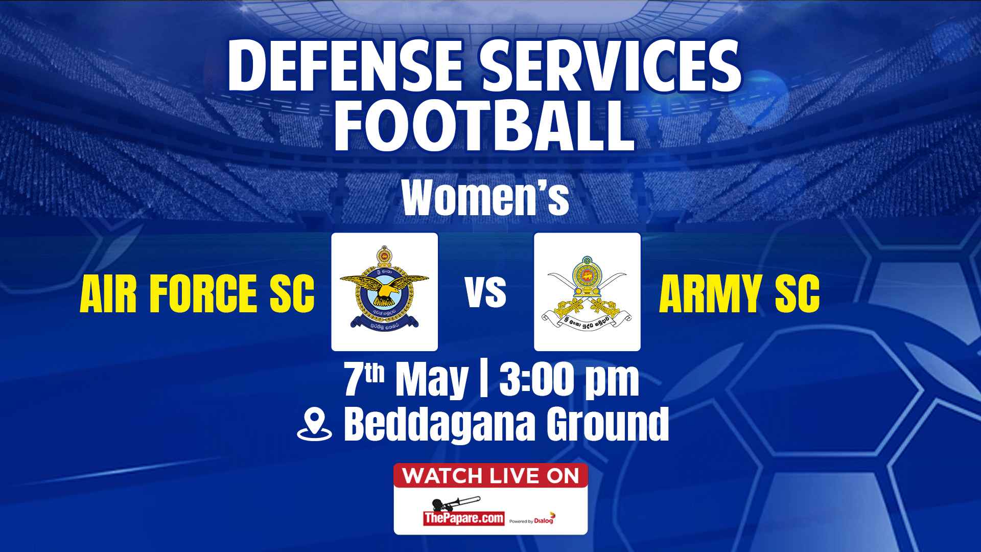 REPLAY Air Force v Army Women’s Defense Services Football 2023