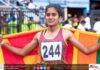 අහම්බෙන් ආ ඉසව්වෙන් ශ්රී ලංකාවේ වේගවත්ම ක්රීඩිකාව වූ “උඩරට කොමළිය”