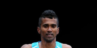ndrajith Cooray betters his Olympic time