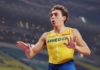 Pole vault ලෝක ශූරයාට තවත් වාර්තාවක් Armand Duplantis