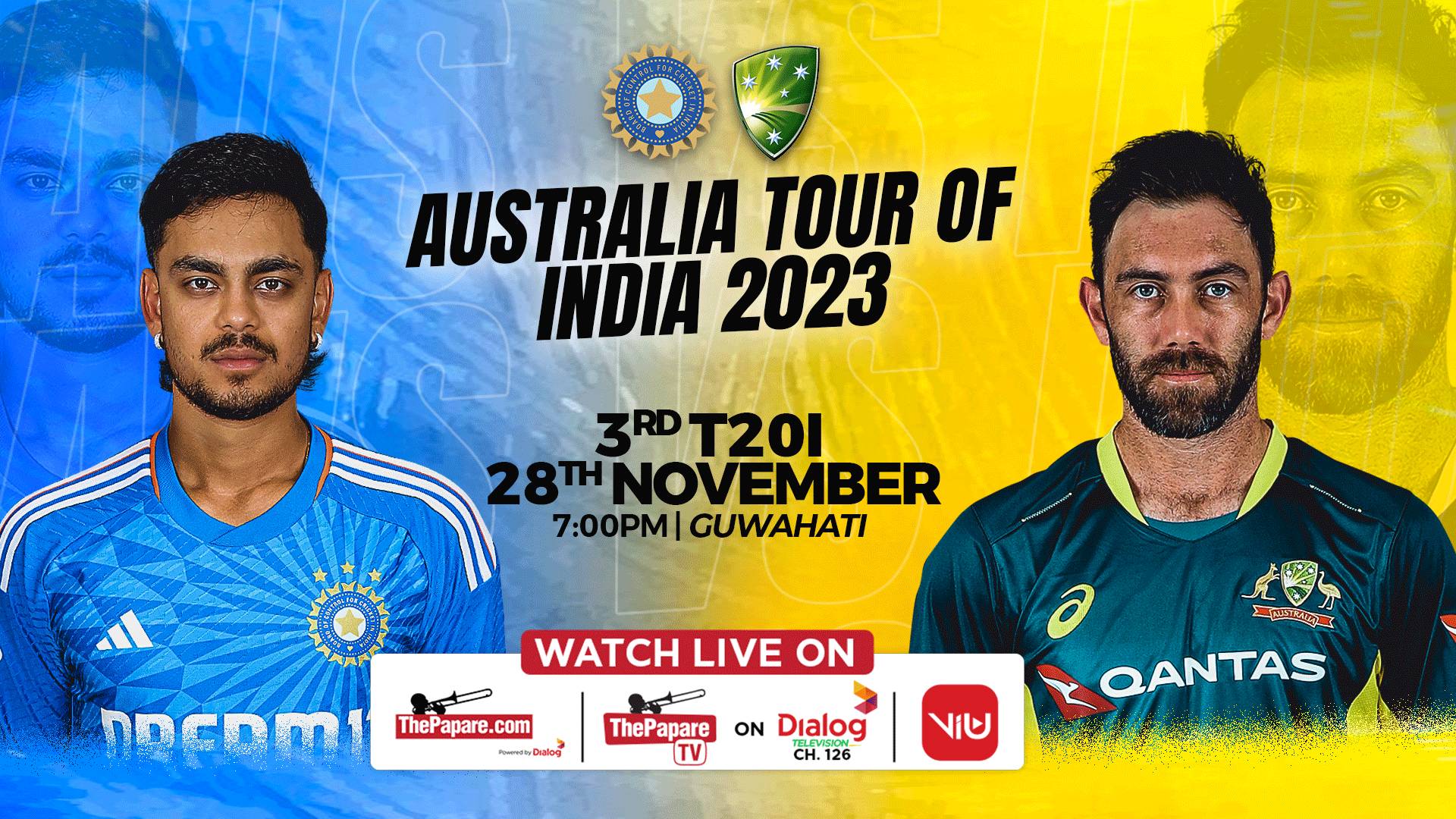 REPLAY Australia tour of India 2023 3rd T20I