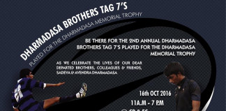 Dharmadasa Brothers Tag Rugby 7’s at CR Ave and Sadeva