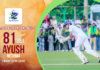 WATCH – Ayush Nethma 81 (86) vs Ananda CC | 6th Battle of Greens and Blues Ayush