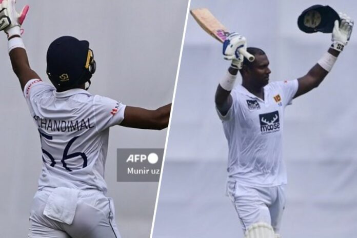 Mathews, Chandimal tons