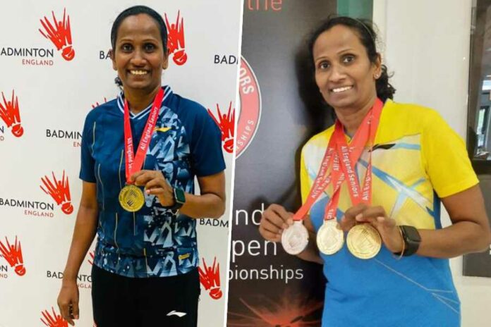 Chandrika de Silva shine bright at All England Masters Badminton Championships