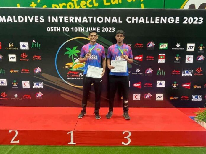 Goonethilleka, Nettasinghe finish third in Maldives