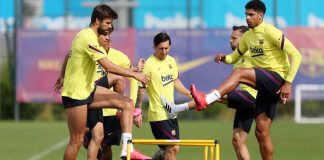 Five barcelona players tested positive