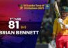 WATCH – Brian Bennett 81 (57) – 1st T20I – Sri Lanka tour of Zimbabwe 2025