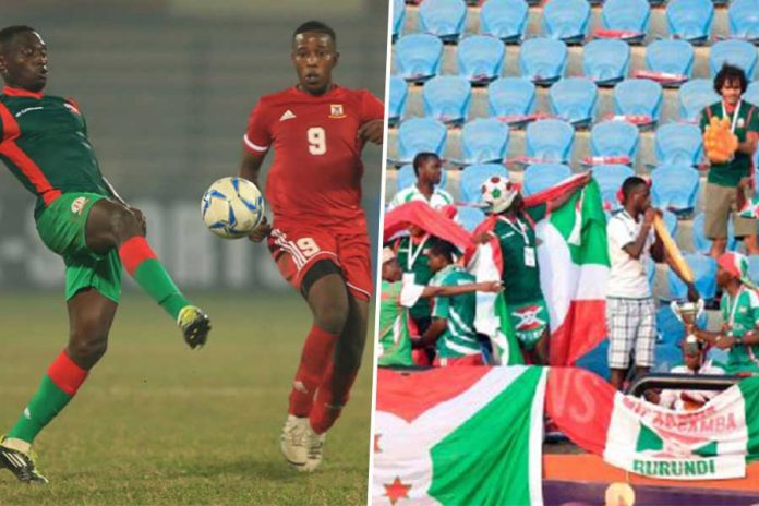 Burundi playing football amidst coronavirus