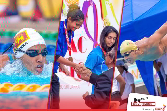 SAAC2016 - Sri Lanka reign in the relays to win gold South Asian Aquatic Championship 2016