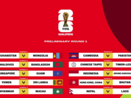 Sri Lanka draws Yemen in World Cup qualification - 2026 FIFA World Cup qualification (AFC)