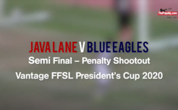 Penalty Shootout – Java Lane v Blue Eagles – Semi Final (Vantage FFSL President’s Cup 2020)