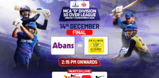 LIVE – Ceylinco Insurance vs Abans Group – MCA “D” Division 50 Over League Cricket Tournament 2025 – Final Ceylinco Insurance vs Abans Group