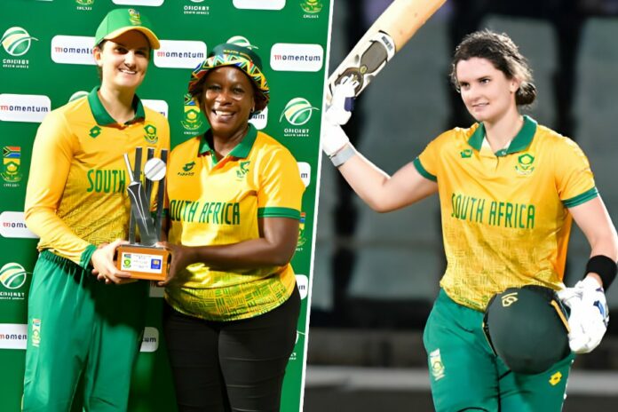 Wolvaardt’s maiden T20I century guides South Africa to thumping win