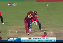 Chris Gayle Wicket – WI v ENG Chris Gayle Wicket