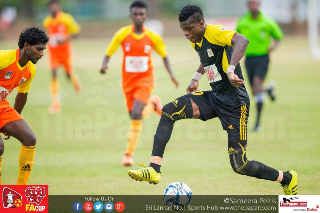 Colombo FC's AC Frank in action - FA Cup 2016 Quarter Final