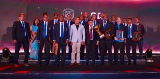 Felicitation for 1995 SAFF champions Sri Lanka team