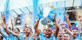 City crowned as the Premier League Champions