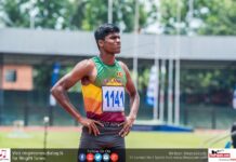 Aruna Darshana records fastest 200m on Sri Lankan soil