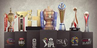 Various T20 Leagues played around the Globe