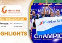 HIGHLIGHTS | DFCC Bank vs Sri Lankan Airlines |Men’s ‘D’ Division Final | 33rd MSBA League 2025 DFCC Bank vs Sri Lankan Airlines