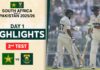 WATCH – Day 1 Highlights | 2nd Test – South Africa tour of Pakistan 2025/26