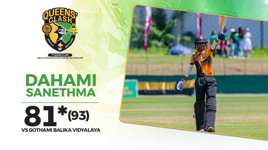 Highlights | Dahami Sanethma 81* (93) | 01st Queens' Clash