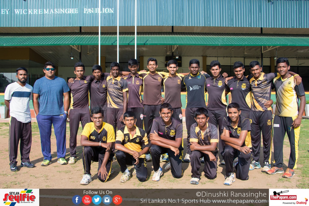 DS Senanayake Schools Cricket Team 2017