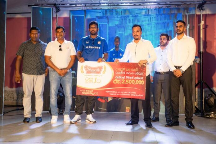 Uswatte biscuits partners with rumesh tharanga's olympic journey Uswatte biscuits partners with rumesh tharanga's olympic journey