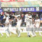 Royal camp celebrating a wicket – 144th Battle of the Blues