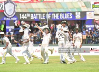 Royal camp celebrating a wicket – 144th Battle of the Blues