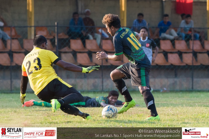 Mercantile Football Expo Lanka team vs LB Finance team