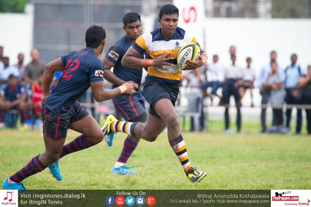 Theekshana steers Peter's over the line Theekshana steers Peter's over the line