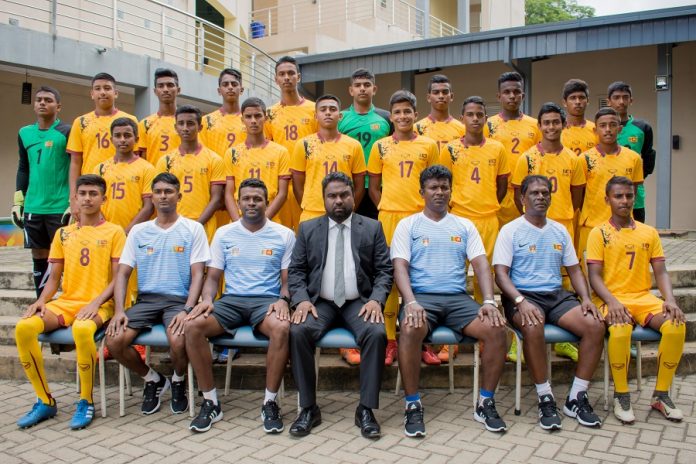 Sri Lanka Under 15 Boys’ Football Team off to India