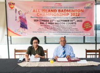 Dates announced for SSC All Island Open Badminton Championship 2022