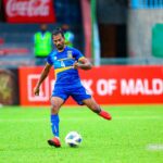 Duckson Puslas in action against Bangladesh in the SAFF Championship 2021