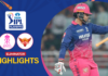 HIGHLIGHTS – Sunrisers Hyderabad vs Rajasthan Royals | IPL 2026 – Eliminator