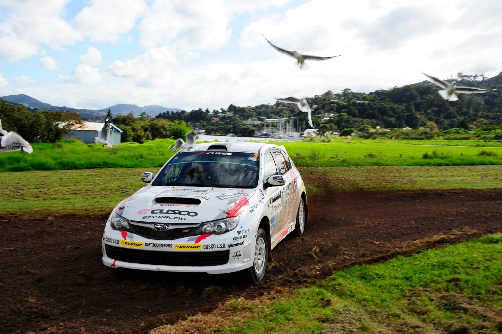 Gill wins Rally of Whangarei; Young battles back for third